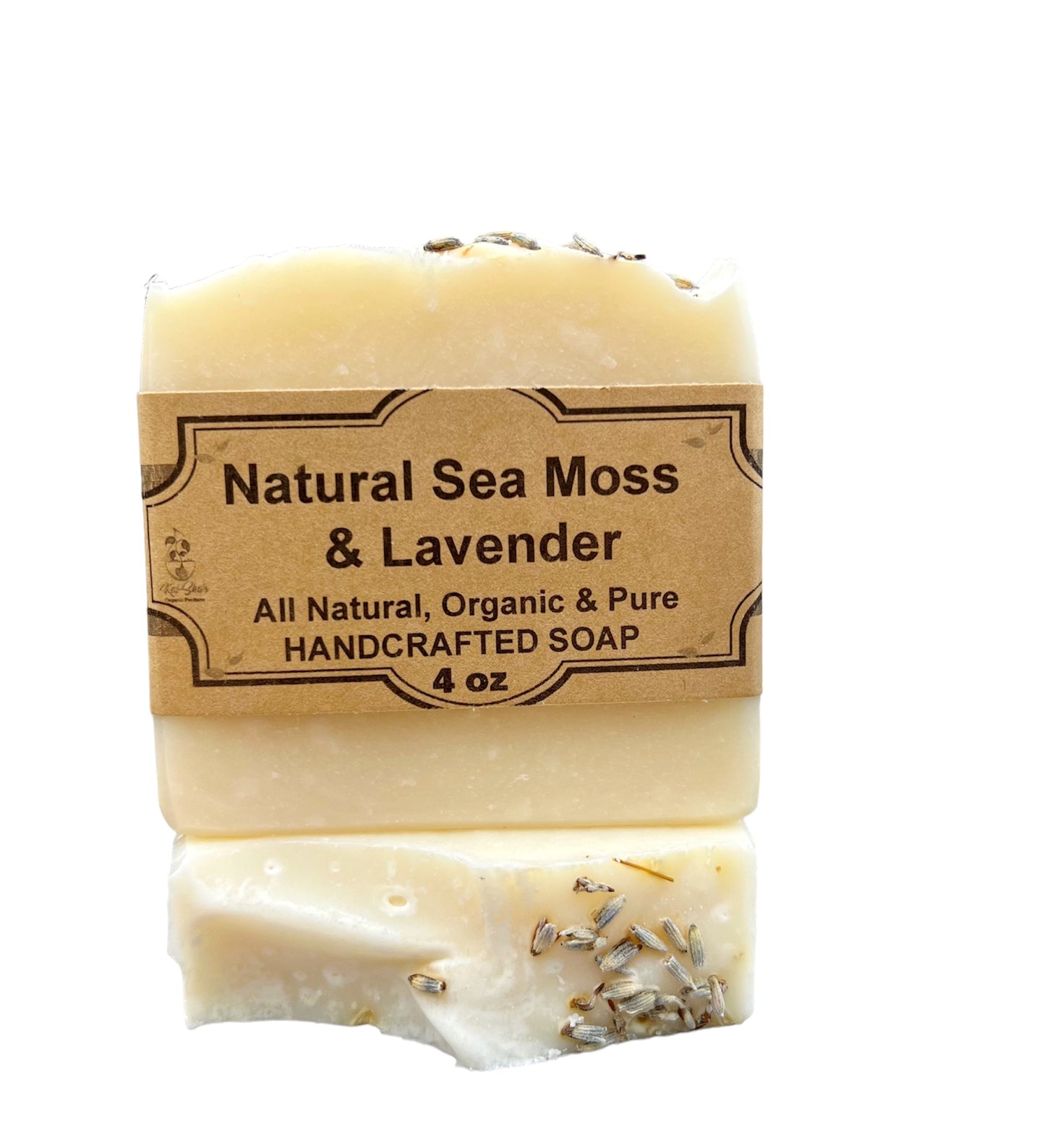 Raw Sea Moss & Lavender Bar Soap