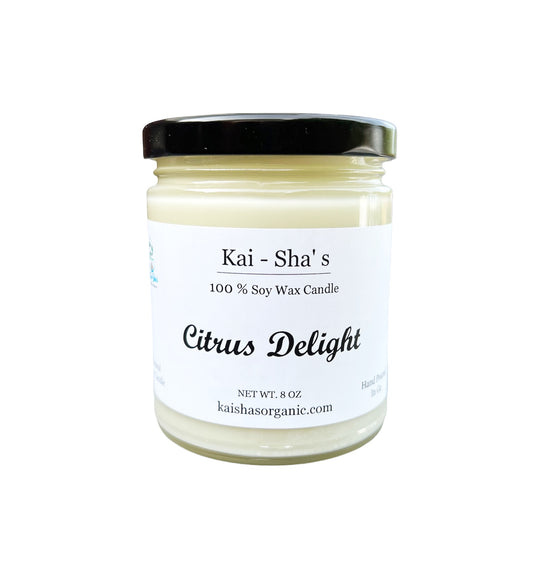 Citrus Delight Natural Soy Wax Candle