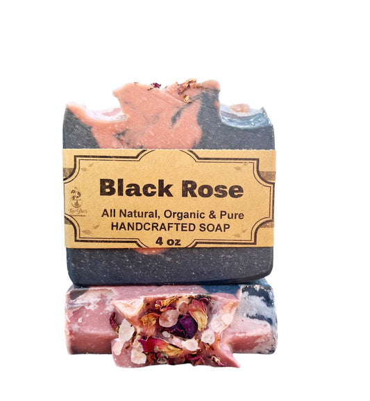 Black Rose Bar Soap