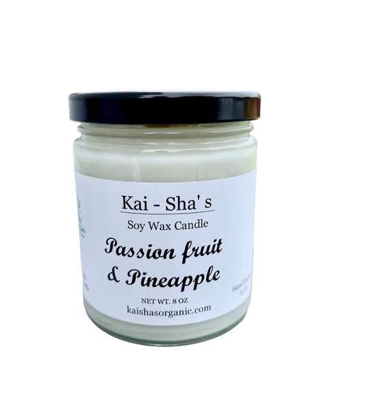 Passionfruit & Pineapple Soy Wax Candle