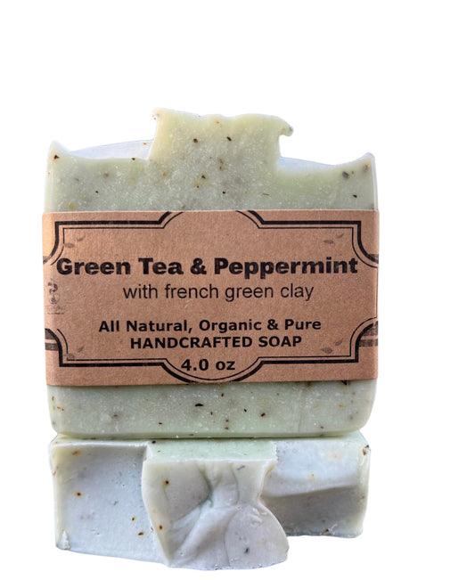 Green Tea & Peppermint Bar Soap
