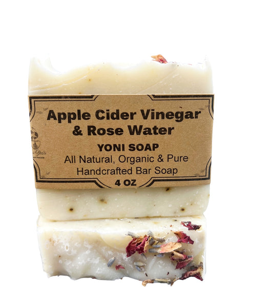 Apple Cider Vinegar & Rose Water Yoni Soap Best Feminine Bar