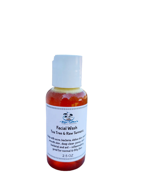 Turmeric & Tea Tree Facial Wash | Acne Wash | Dark Spot Wash